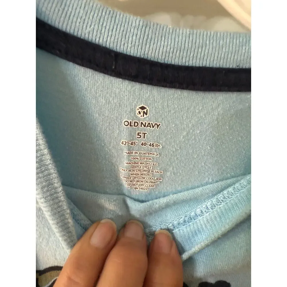 Old Navy Y2K Dinosaur Shirt Size 5T Boys‎ Long Sleeve